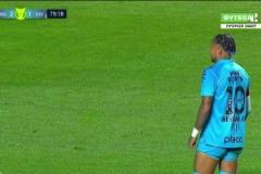 內(nèi)馬爾主罰點射破門梅開二度！桑托斯3-1領先尤文圖德！