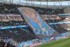 中超自己的威斯特法倫，來感受滿座大連球迷的氣勢