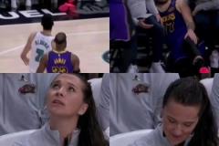 東契奇爭球撞向灰熊美女助教，這是真的漂亮！