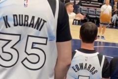 阿杜去哪兒？森林狼球迷也“改裝”好了杜蘭特球衣