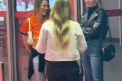 山東泰山隊(duì)太太團(tuán)，贏球也是很開心呀