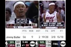 惡魔要來(lái)了？巴特勒首輪單場(chǎng)56分送雄鹿3-1！！