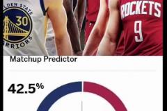 打臉了！ESPN賽前預測勇士G1擊敗火箭概率僅42.5%