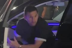 新車？梅西開著邁巴赫去餐廳吃飯被圍觀