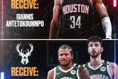 感覺有點虧??！美媒交易模擬：火箭可用杰倫-格林+申京+三首輪去換字母哥