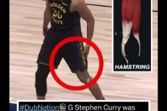 勇士官方：庫(kù)里一級(jí)拉傷將缺陣至少一周！此前有醫(yī)學(xué)專家分析庫(kù)里腿筋傷勢(shì)