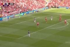 阿諾德站原地目送！厄德高遠(yuǎn)射被撲出，梅里諾跟進(jìn)頭球補(bǔ)射破門！