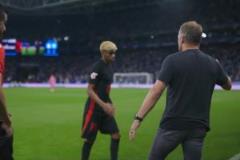 少年老成！比賽結(jié)束巴薩奪冠瞬間，亞馬爾擊掌就回更衣室了！