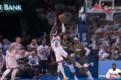 麥丹被晃開了SGA跳投仍有哨！拉塞爾不敢相信，直呼：哦買噶…