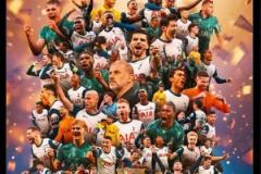 同年破魔咒！凱恩轉(zhuǎn)發(fā)熱刺奪冠海報：恭喜！