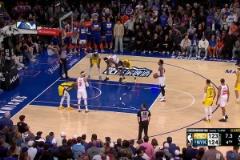 哈利魔法！哈利伯頓踩著三分線神奇壓哨絕平，鎖喉致敬米勒！